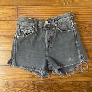 Amo - Jean Shorts - Washed Black - Size 23